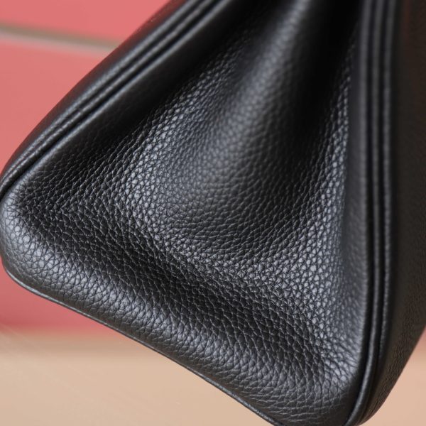 BK25 Touch Noir Shiny Niloticus And Togo Leather Rose Gold Hardware - BK