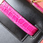 Kelly 28 Black Box Leather And  Rose Sheherazade Niloticus GHW