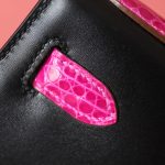 Kelly 28 Black Box Leather And  Rose Sheherazade Niloticus GHW