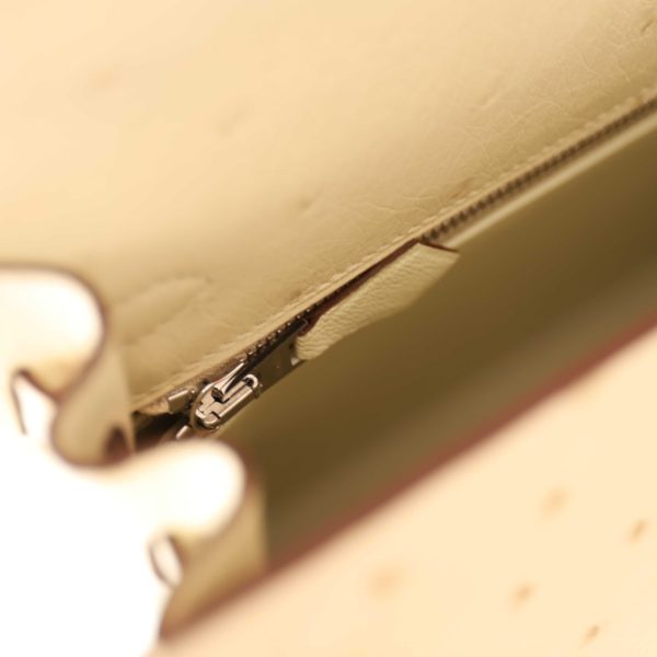 Kelly 25 Parchemin Ostrich PHW