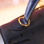 Kelly 25 Malta Blue Ostrich GHW