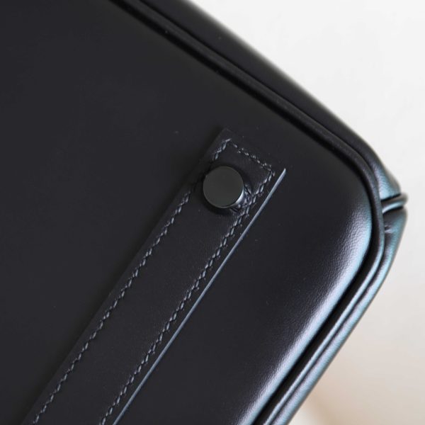 BK30 Noir Box Leather Black Hardware - BK