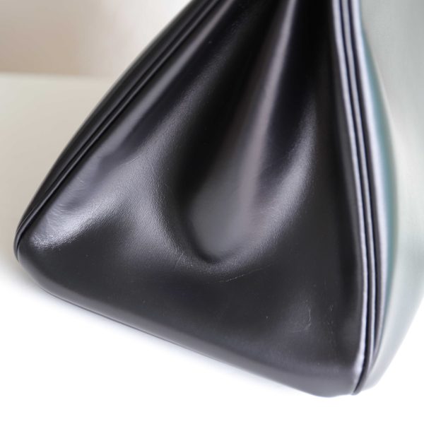 BK30 Noir Box Leather Black Hardware - BK