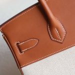 BK30 Fauve Barenia And Toile Canvas PHW - BK