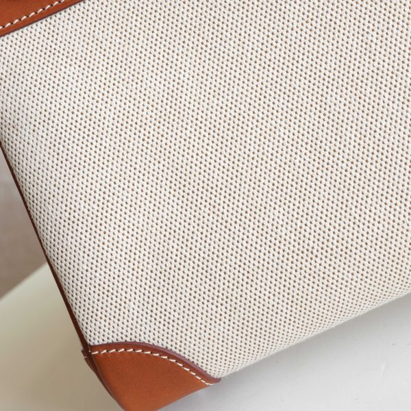 BK30 Fauve Barenia And Toile Canvas PHW - BK