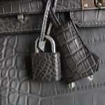 BK25 Graphite Matte Alligator PHW - BK