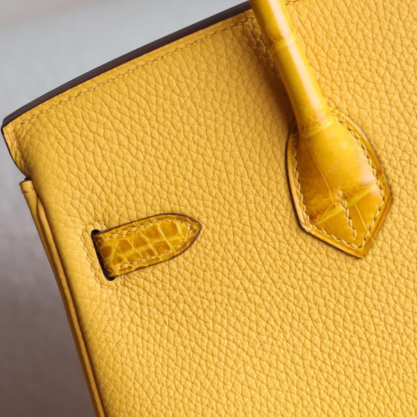 BK25 Touch Ambre Shiny Niloticus And Togo Leather PHW - BK