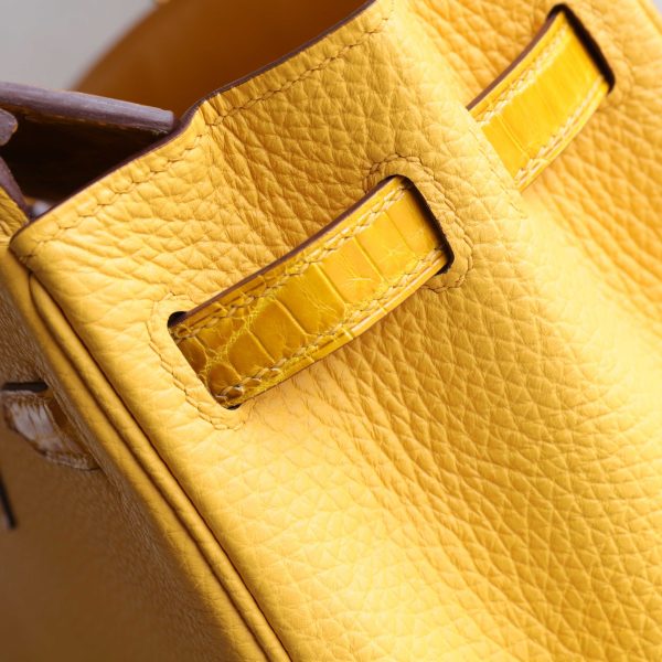 BK25 Touch Ambre Shiny Niloticus And Togo Leather PHW - BK