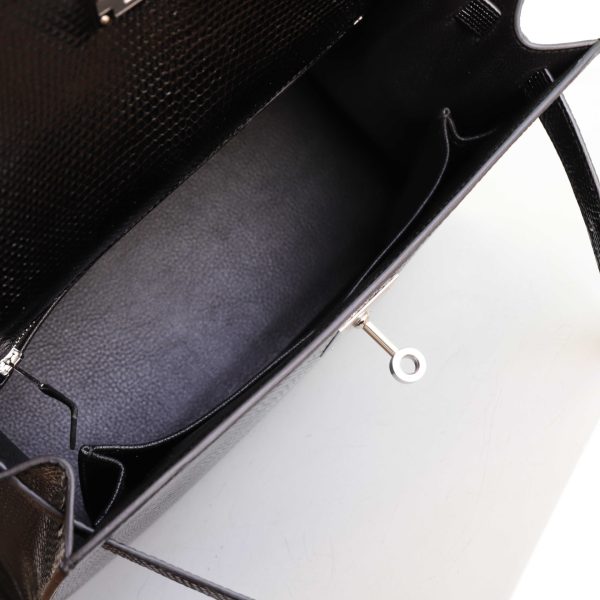 Kelly 28 Noir Lizard PHW