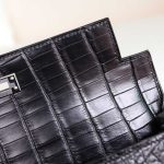 Kelly 25 Noir Matte Alligator PHW