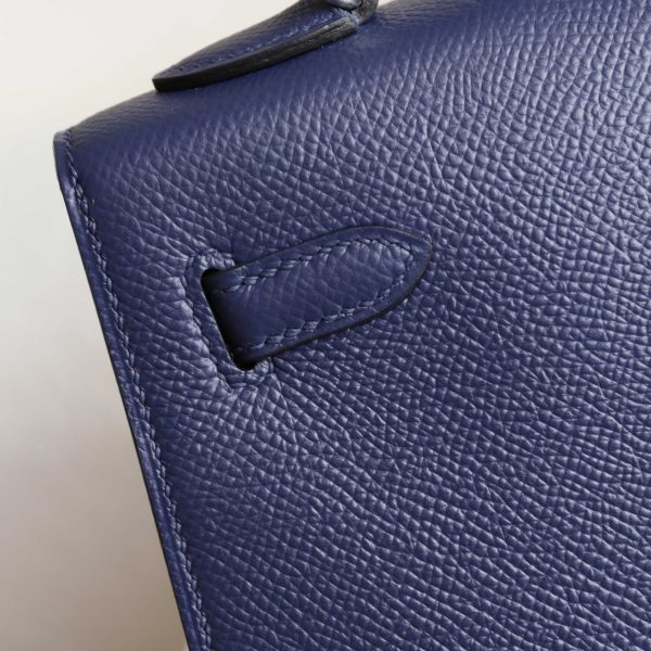 Kelly 25 Blue Indogo Epsom PHW