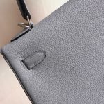 Kelly 25 Blue Lin Togo PHW