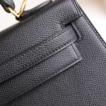Kelly 25 Noir Epsom GHW