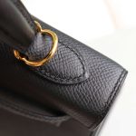 Kelly 25 Noir Epsom GHW