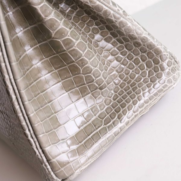 BK25 Gris Tourterelle Shiny Porosus PHW - BK