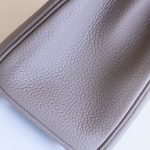Kelly 25 Gris Asphalt Togo Rose Gold Hardware