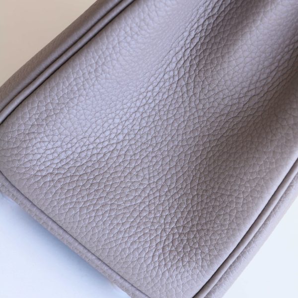 Kelly 25 Gris Asphalt Togo Rose Gold Hardware