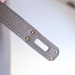Kelly 25 Gris Asphalt Togo Rose Gold Hardware