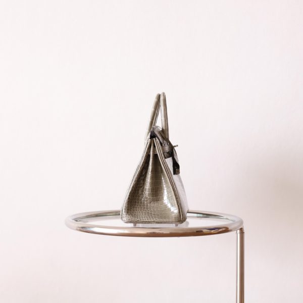BK25 Gris Tourterelle Shiny Porosus PHW - BK