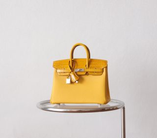 BK25 Touch Ambre Shiny Niloticus And Togo Leather PHW - BK
