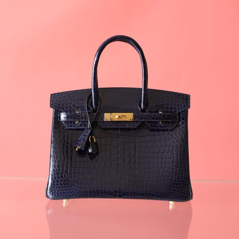 BK30 Deep Blue Shiny Porosus GHW - BK