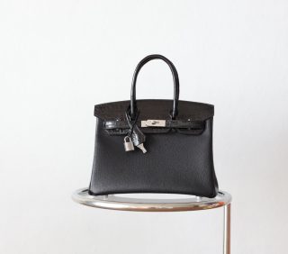 BK30 Touch Noir Shiny Niloticus And Chevre PHW - BK