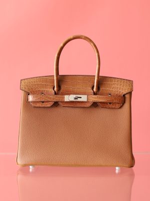 BK30 Touch Gold Matte Niloticus And Togo Leather PHW - BK