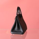 BK25 Touch Noir Shiny Niloticus And Togo Leather Rose Gold Hardware - BK