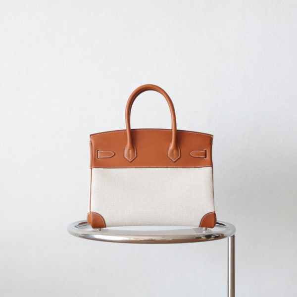 BK30 Fauve Barenia And Toile Canvas PHW - BK