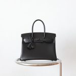 BK30 Noir Box Leather Black Hardware - BK