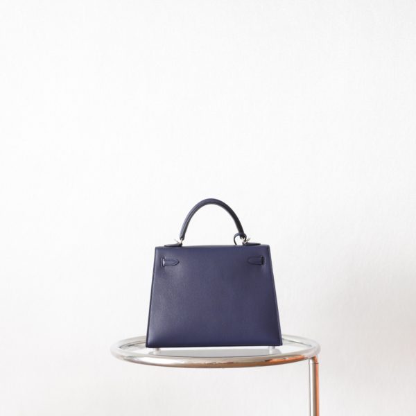 Kelly 25 Blue Indogo Epsom PHW