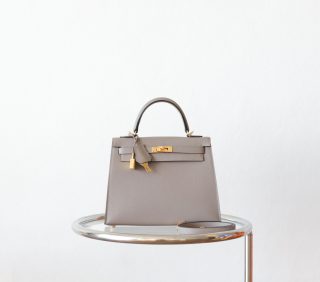 Kelly 25 Gris Asphalt Epsom GHW