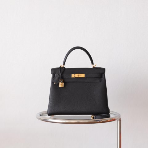 Kelly 28 Noir Togo GHW