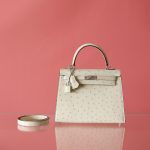 Kelly 25 Parchemin Ostrich PHW