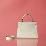 Kelly 25 Parchemin Ostrich PHW