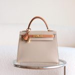 Kelly 25 Trench And Gold Epsom GHW