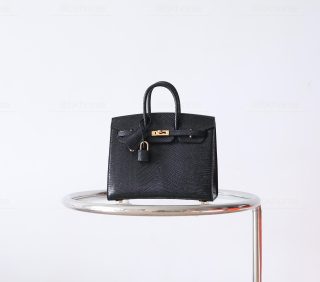 BK20 Sellier Noir Lizard GHW - BK
