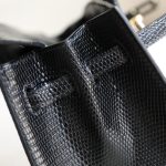 BK20 Sellier Noir Lizard GHW - BK