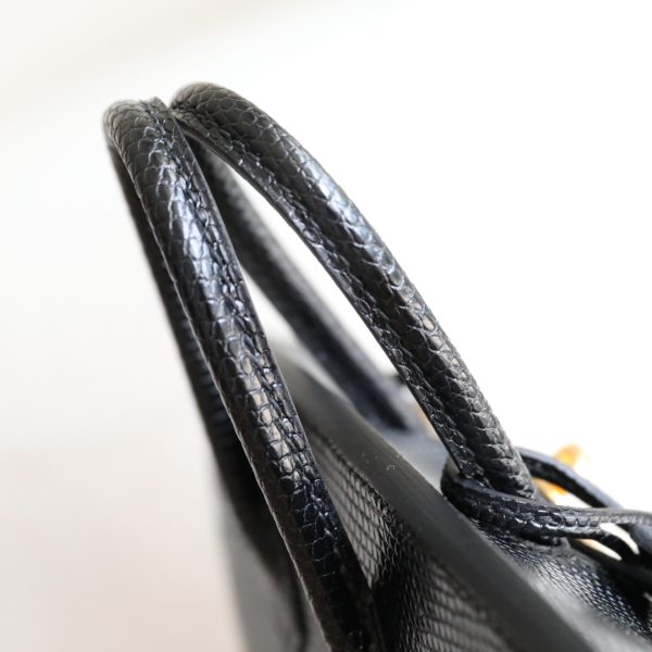 BK20 Sellier Noir Lizard GHW - BK