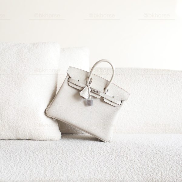 BK25 Touch Beton Matte Alligator And Togo Leather PHW - BK