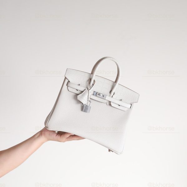 BK25 Touch Beton Matte Alligator And Togo Leather PHW - BK