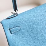 Kelly 25 New Blue Jean Togo PHW