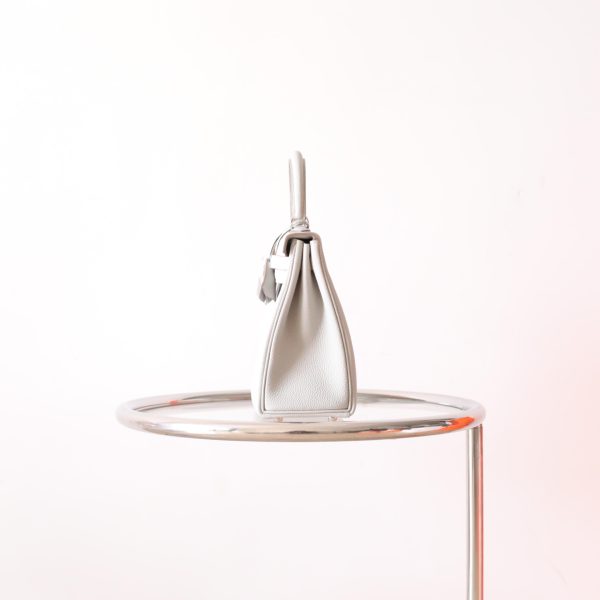 Kelly 25 Gris Pearl Togo PHW