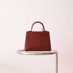 Kelly 25 Rouge H Box Leather PHW