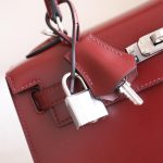 Kelly 25 Rouge H Box Leather PHW
