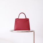 Kelly 25 Rouge Grenat Epsom PHW