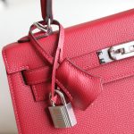 Kelly 25 Rouge Grenat Epsom PHW