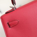 Kelly 25 Rouge Grenat Epsom PHW
