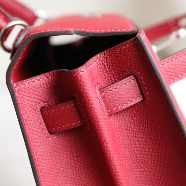 Kelly 25 Rouge Grenat Epsom PHW