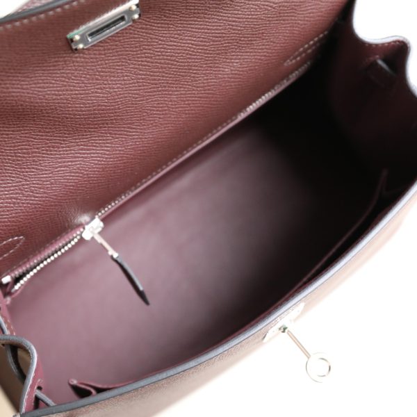 Kelly 25 Rouge Sellier Epsom PHW